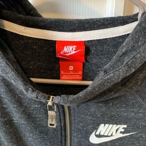 Girls Nike zip-up hoodie
